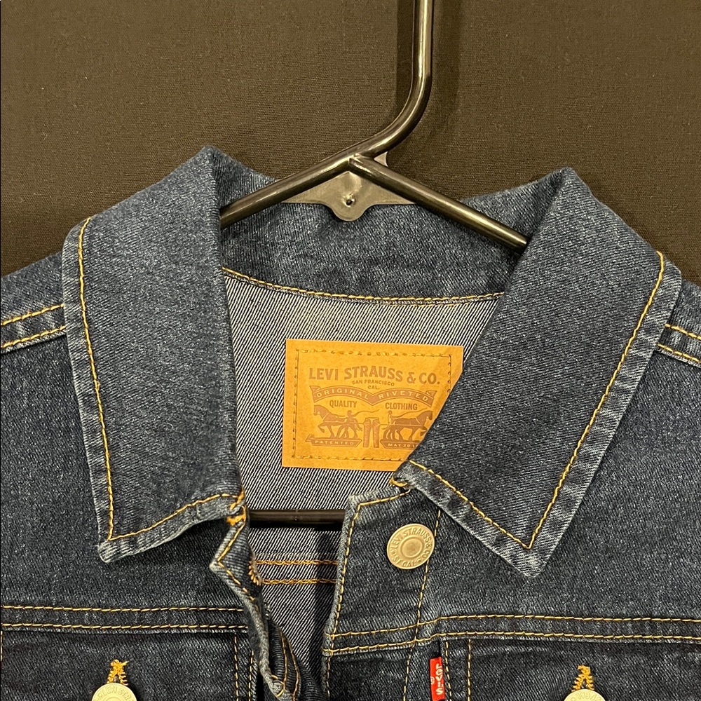 Levi's Blue Denim Kids Jacket - Picture 2 of 5